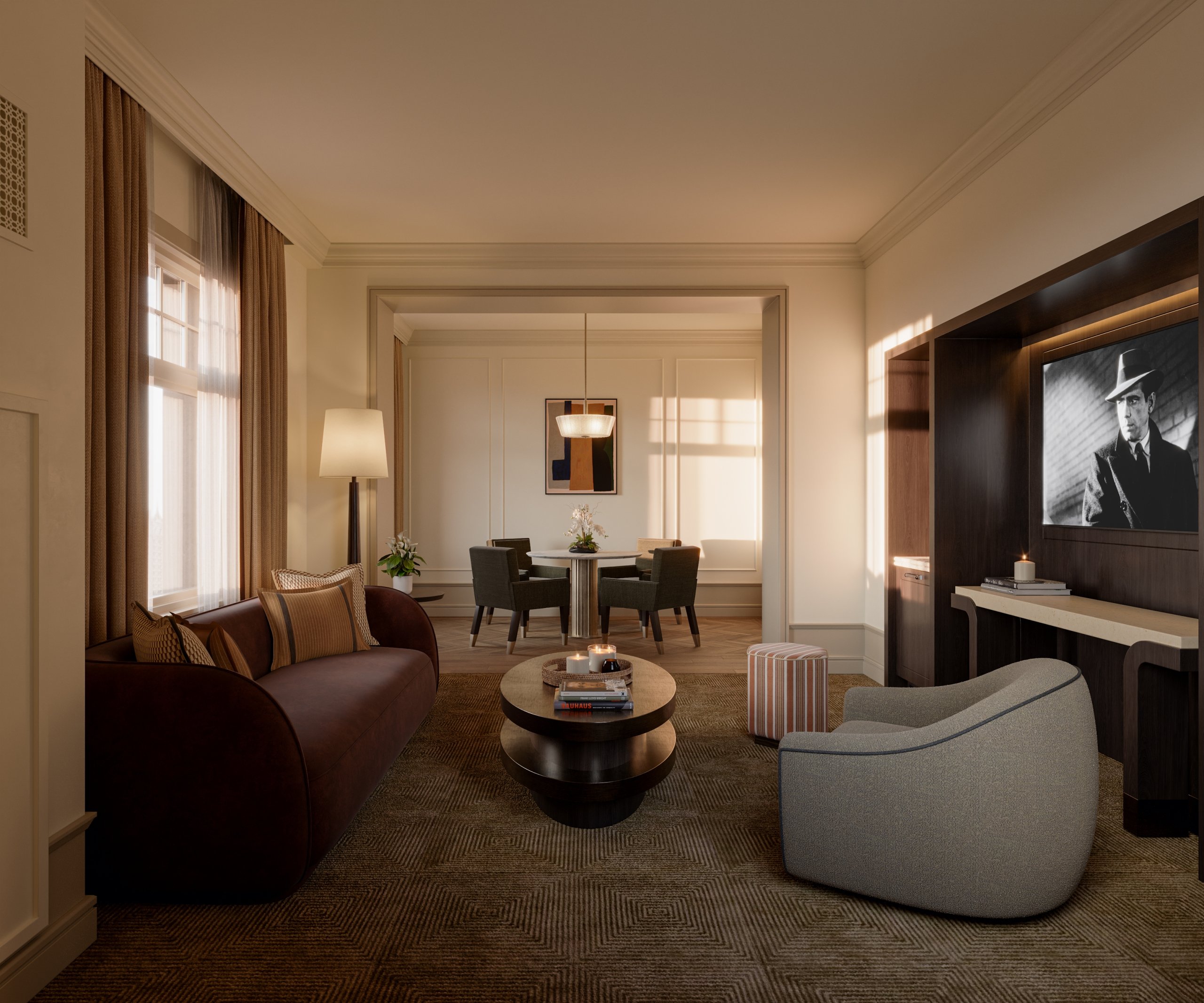 Huntington Suite living area