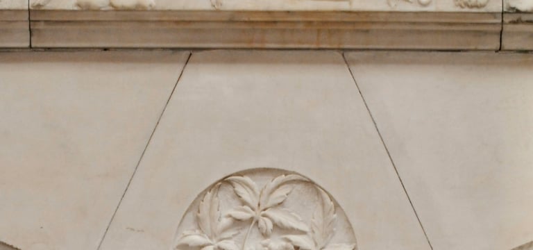 Marble detailing at the Nob Hill Spa