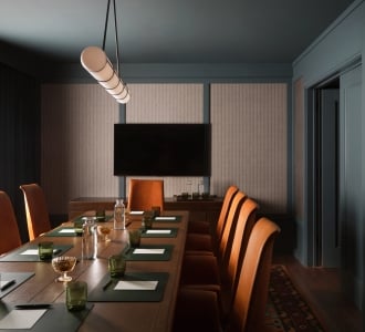 A handsome board room