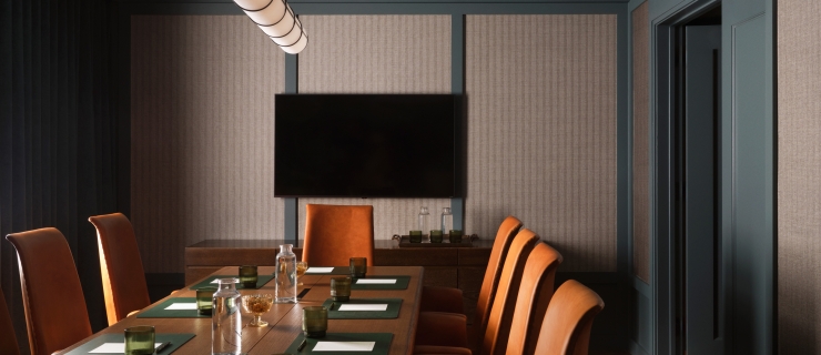 A handsome board room