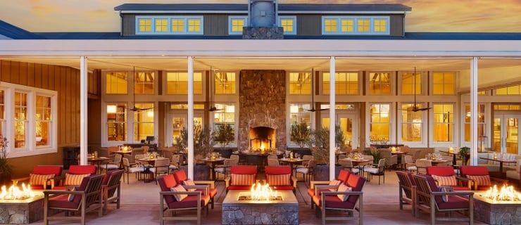 Patio at Carneros Resort and Spa