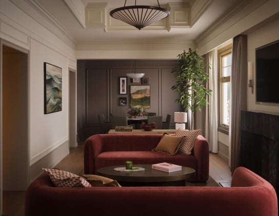 huntington hotel penthouse living room